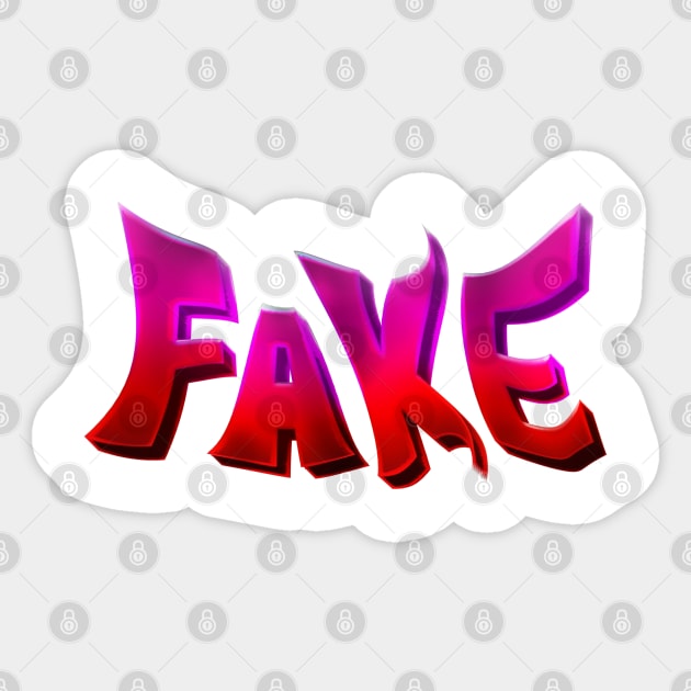 Fake Sticker by stefy